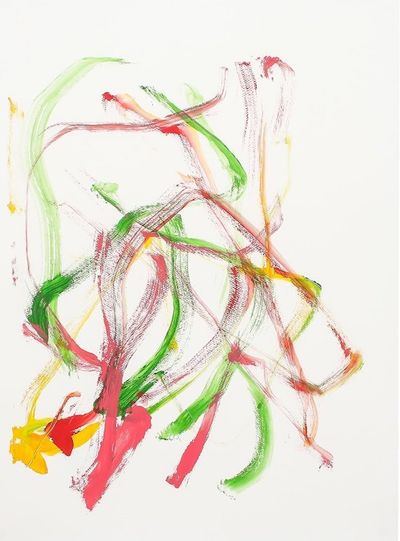 Alternate image for Elephant Art Painting with Colorful Lines from Thailand Fun Run