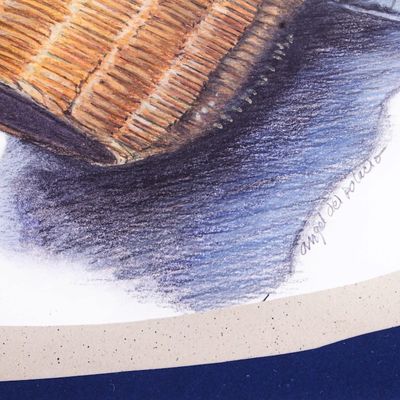 Alternate image for Signed and Mounted Portrait of Michoacan Women from Mexico The Little Merchant Girl