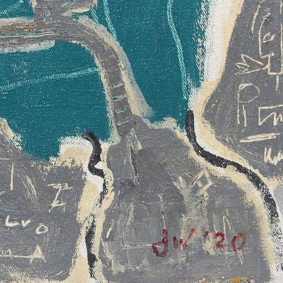 Alternate image for Modern Portrait Painting from Indonesia Strange Guys