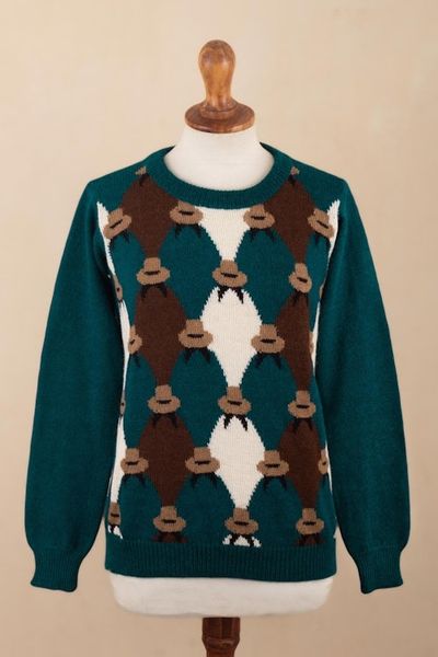 Alternate image for Hand Knit 100 Alpaca Sweater Hats of the Andes