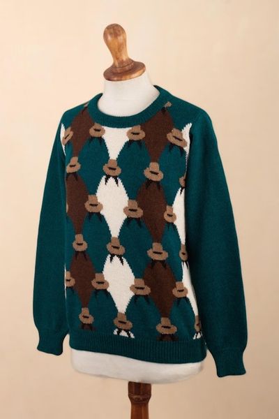 Alternate image for Hand Knit 100 Alpaca Sweater Hats of the Andes