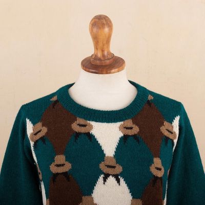 Alternate image for Hand Knit 100 Alpaca Sweater Hats of the Andes