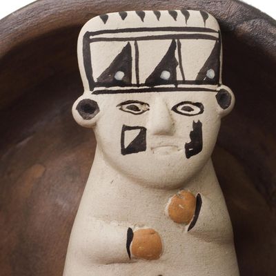 Alternate image for Christmas Ceramic Nativity Scene from Peru Born to the Amazons