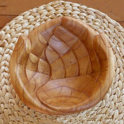 Alternate image for Hand Carved Wood Catchall Welcoming Hands