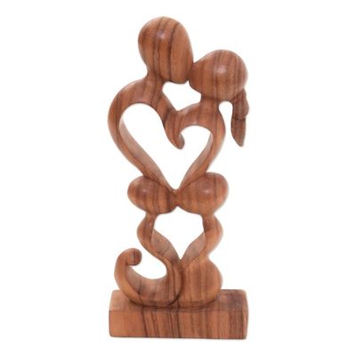 Alternate image for Hand Crafted Heart Shaped Sculpture Harmony