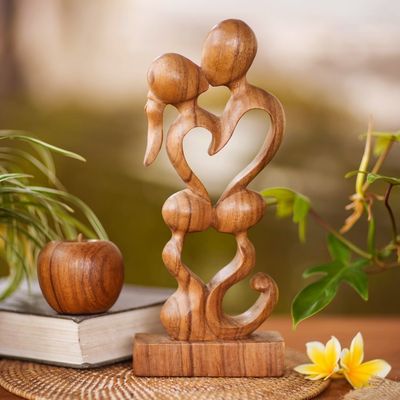 Alternate image for Hand Crafted Heart Shaped Sculpture Harmony