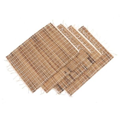 Alternate image for Set of 4 Handwoven Natural Fiber Placemats Tropical Traditions