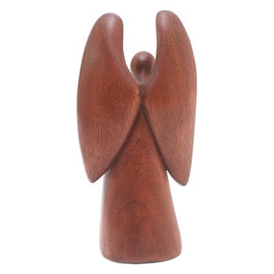 Alternate image for Angel Themed Wood Sculpture Fairy Mother