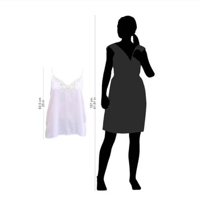 Alternate image for Floral Embroidered Rayon Tank Top in Snow White from Bali Snow White Kerawang