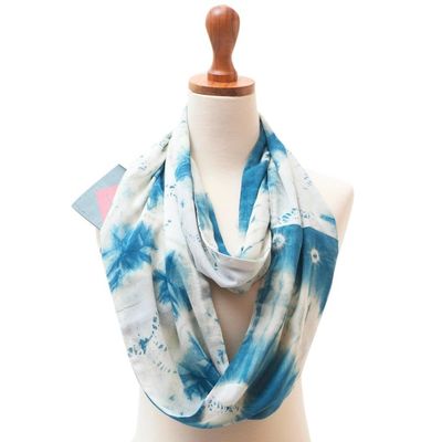 Alternate image for Tie-Dye Rayon Infinity Scarf from Java Hands Free Style