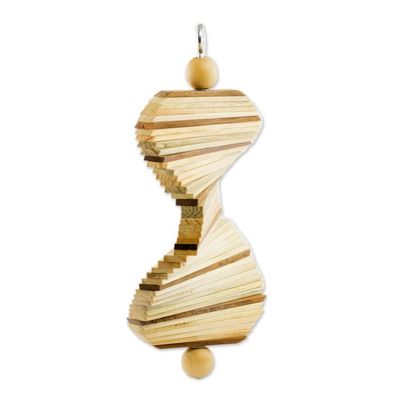 Alternate image for Handcrafted Wood Mobile with Adjustable Shapes Tranquil Moments