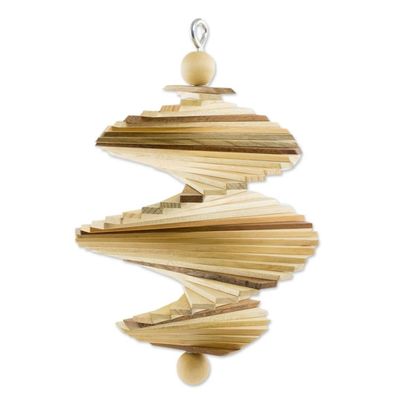 Alternate image for Handcrafted Wood Mobile with Adjustable Shapes Tranquil Moments