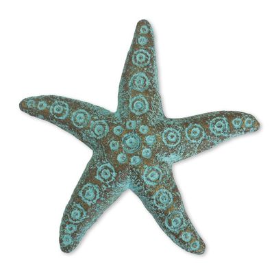 Alternate image for Recycled Paper Starfish Wall Art Sculpture Crafted by Hand Unique Starfish