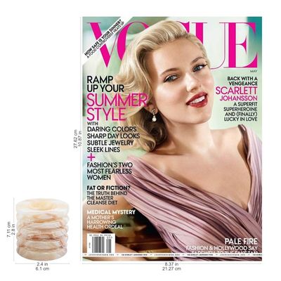 Alternate image for Natural Onyx Pillar-Shaped Tealight Holder Pillar of Light