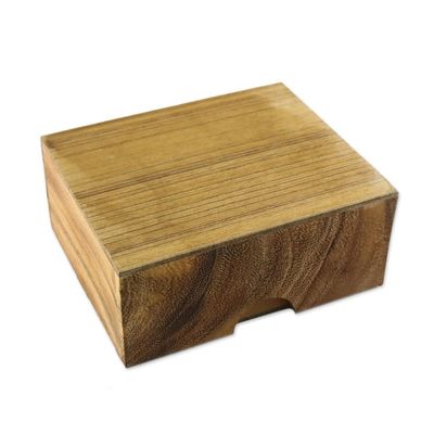 Alternate image for Handmade Set of Six Mini Wooden Puzzles from Thailand Mini Puzzles