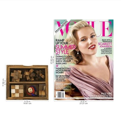 Alternate image for Handmade Set of Six Mini Wooden Puzzles from Thailand Mini Puzzles