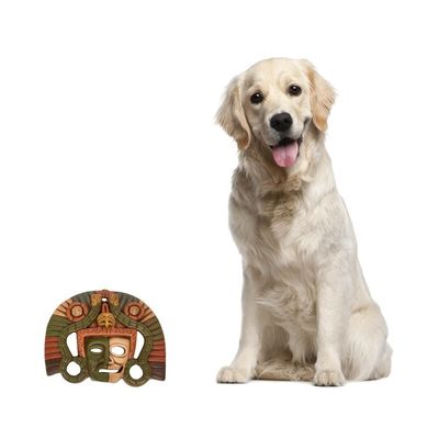 Alternate image for Life and Death Pre-Hispanic Mask Ceramic Replica Aztec Duality