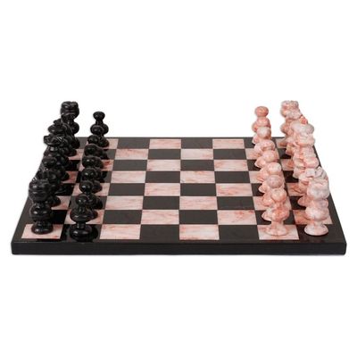 Alternate image for Handcrafted Marble Chess Set Large Glorious Battle