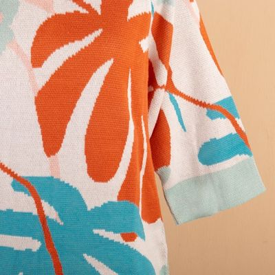 Alternate image for Jacquard Knit Sweater from Peru Tropical Trend