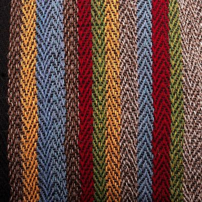 Alternate image for Unisex Striped Alpaca Scarf Tarma Trek