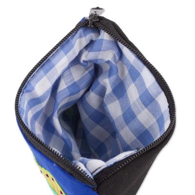 Alternate image for Applique Multicolor Coin Purse from Peru Andean Sunshine