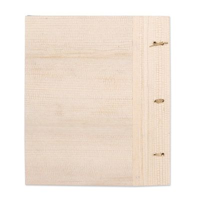 Alternate image for Blue Natural Fiber Turtle-Motif Journal Tortoise Thoughts in Blue