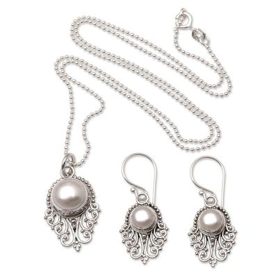 Alternate image for Hand Crafted Cultured Pearl Jewelry Set Kind Touch