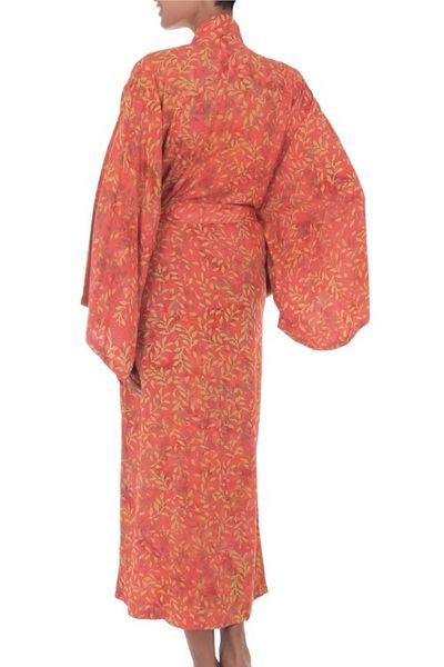 Alternate image for Batik robe Autumn Joy