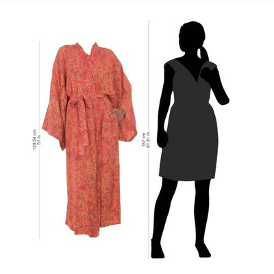 Alternate image for Batik robe Autumn Joy