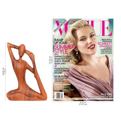 Alternate image for Wood Sculpture from Indonesia Yoga Stretch