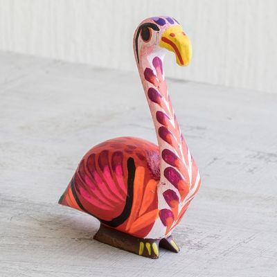 Alternate image for Hand Painted Small Flamingo Figurine Flamingo
