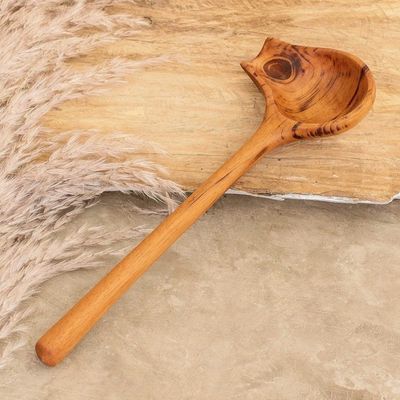 Alternate image for Handmade Jobillo Wood Serving Spoon from Guatemala Gourmet Inspiration