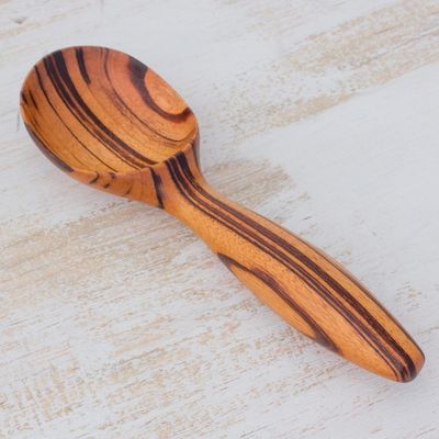 Alternate image for Hand Carved Jobillo Wood Ice Cream Scoop from Guatemala Homestyle Delights