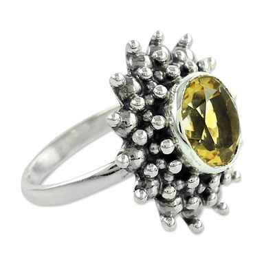 Alternate image for Citrine Jewelry Artisan Crafted Sterling Silver Jewelry Star