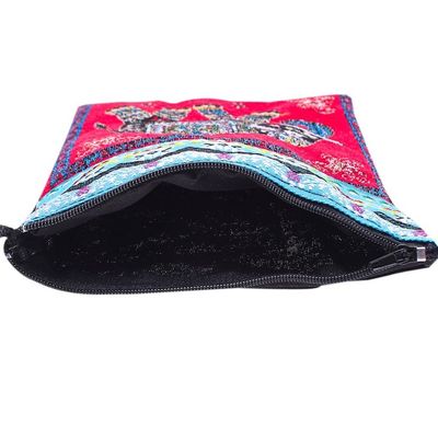 Alternate image for Small Elephant Motif Sling Mae Rim Elephant in Red