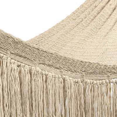 Alternate image for Cotton Hammock in Ivory Double Ivory Cascade