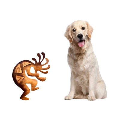 Alternate image for Cultural Steel Wall Art Musician Medium Kokopelli Peace