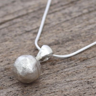 Alternate image for Hand Made Sterling Silver Pendant Necklace from Mexico Natures Treasures