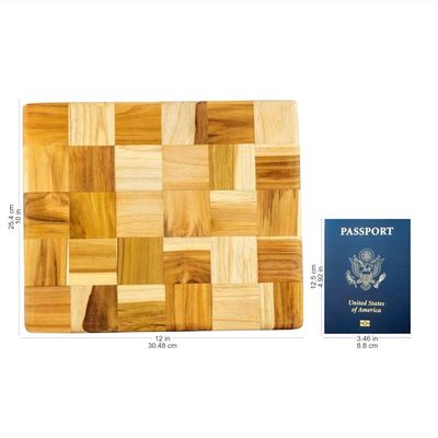 Alternate image for Wood Mosaic Cutting Board Puzzle