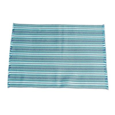 Alternate image for Blue Table Linen Set Set for 6 Tecpan Tradition