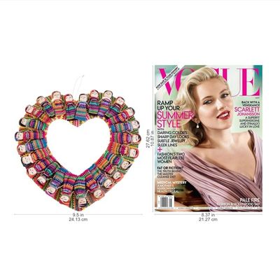 Alternate image for Heart-Shaped Cotton Worry Doll Wreath from Guatemala Quitapena Love