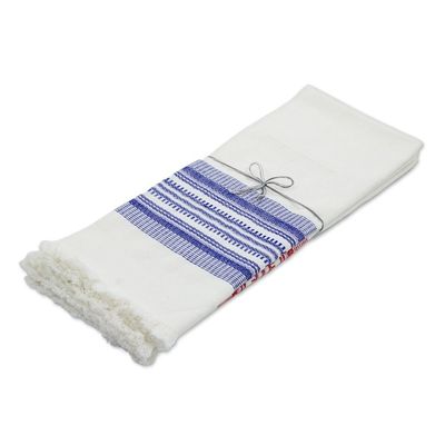 Alternate image for Multicolor 100 Cotton Dishtowels Set of 3 Village Fiesta