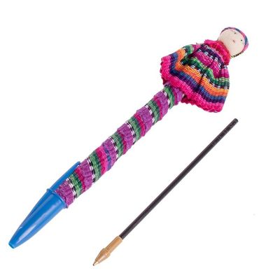 Alternate image for Handmade Worry Doll Pens Set of 3 Quitapenas