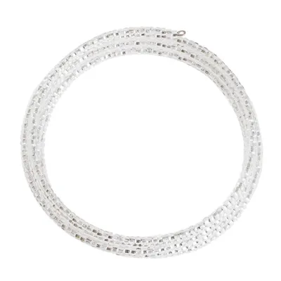 Alternate image for Glass Beaded Wrap Bracelet from Guatemala Brilliance of the Moon