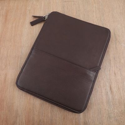 Alternate image for Brown Leather Travel Office Folio Ultimate Travel Folio in Brown