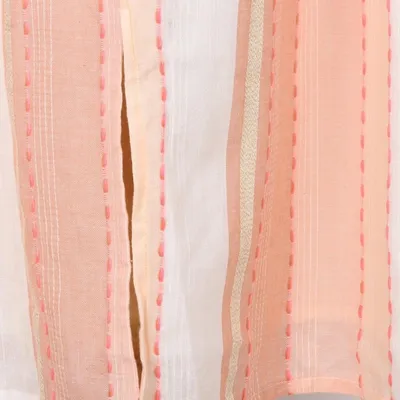 Alternate image for Hand Crafted Striped Cotton Sundress Horizon in Peach