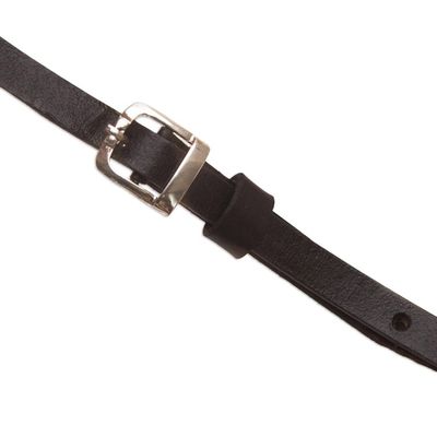 Alternate image for Brown and Teal Llama Pattern Leather Accented Suede Sling The Llama Way