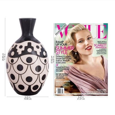 Alternate image for Black and Ivory Chulucanas Ceramic Decorative Vase from Peru Desert Stair