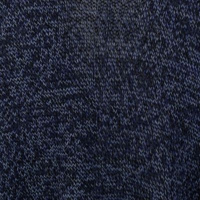 Alternate image for Textured Knit Alpaca Blend Ruana in Blue Shades from Peru Sea Blue
