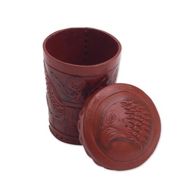 Alternate image for Leather dice cup and dice set American Patriot